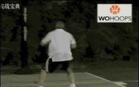 篮下连续假动作虚晃,向右边虚晃假动作骗防守人上篮