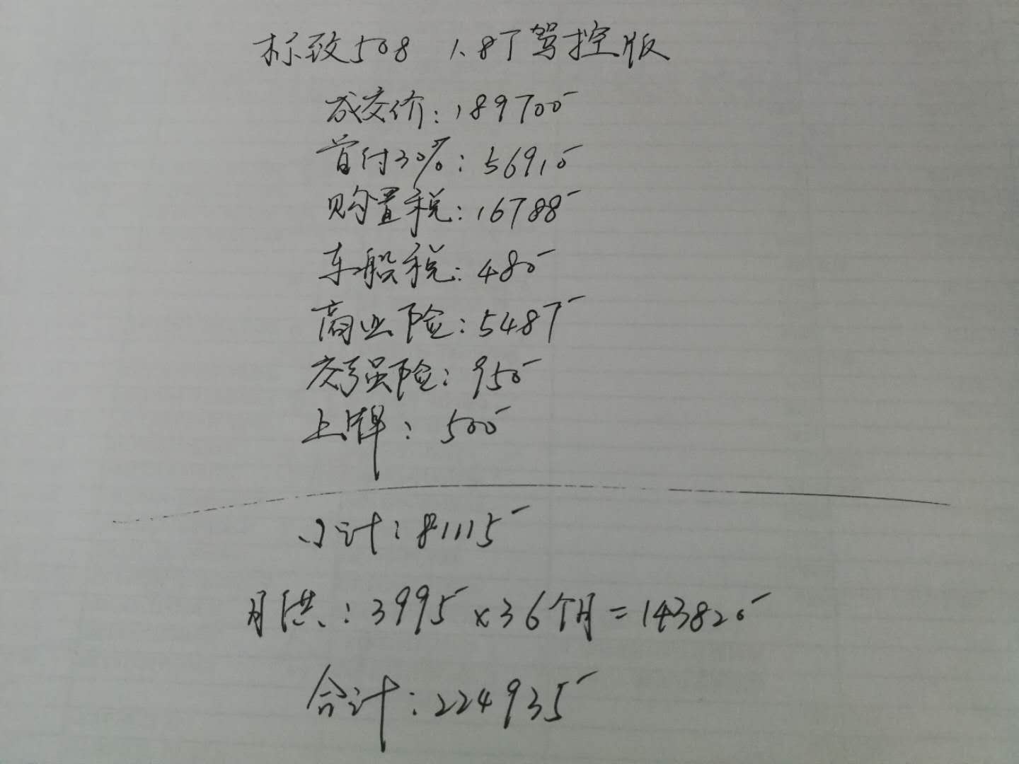 16年标致5081.8t当年落地多少钱,标致508l1.6t和1.8t哪个更值得购买