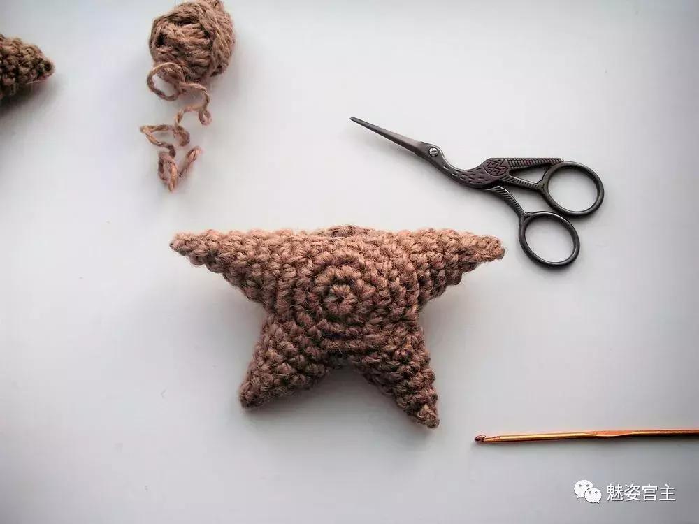 一柄钩针就可以完成的编织小物件,软萌可爱,教程详解