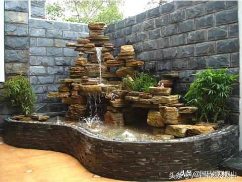 庭院假山鱼池制作视频,庭院假山设计制作视频