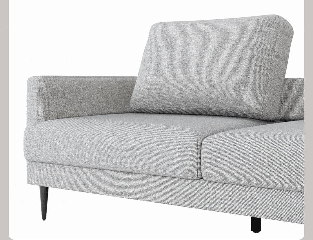 小居室沙发如何选，8HClean抗菌时尚布艺沙发