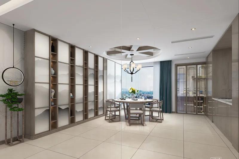 新中式极简轻奢风格别墅,新中式风格别墅自建房