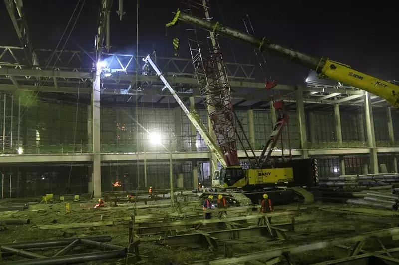 中建钢结构施工现场视频,中建钢构建造方法