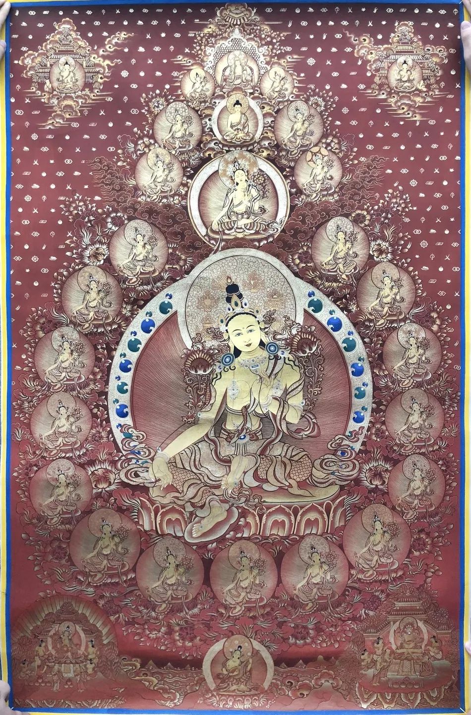 尼泊尔手绘唐卡和西藏唐卡区别,尼泊尔唐卡和藏区唐卡的价格