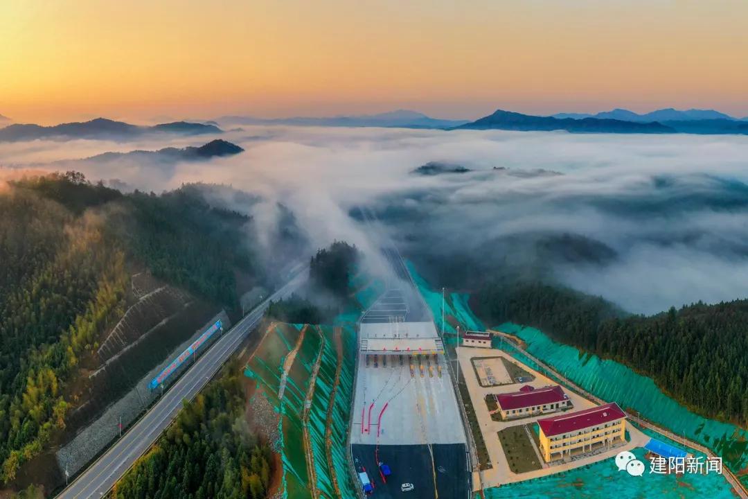 城市一景｜破晓时分的建阳，颜值依旧在线！