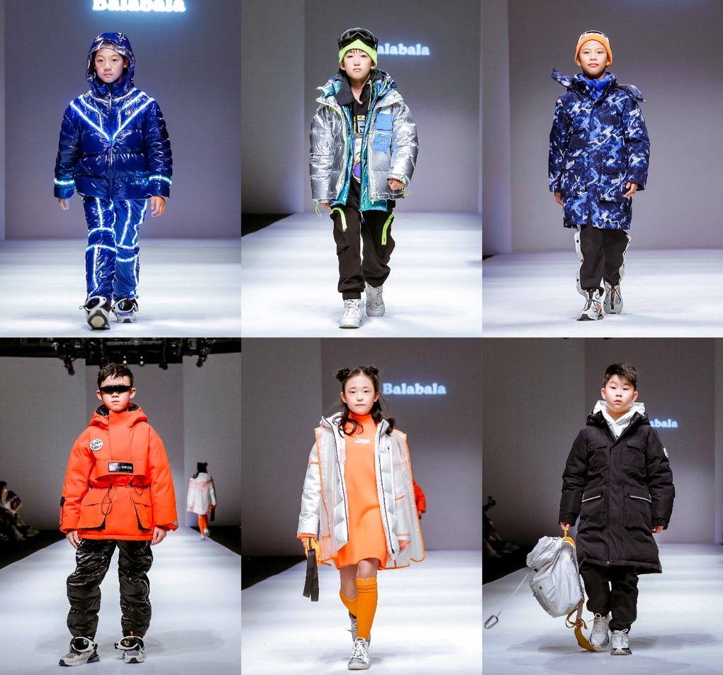 巴拉巴拉时装周羽绒,巴拉巴拉上海儿童时装周