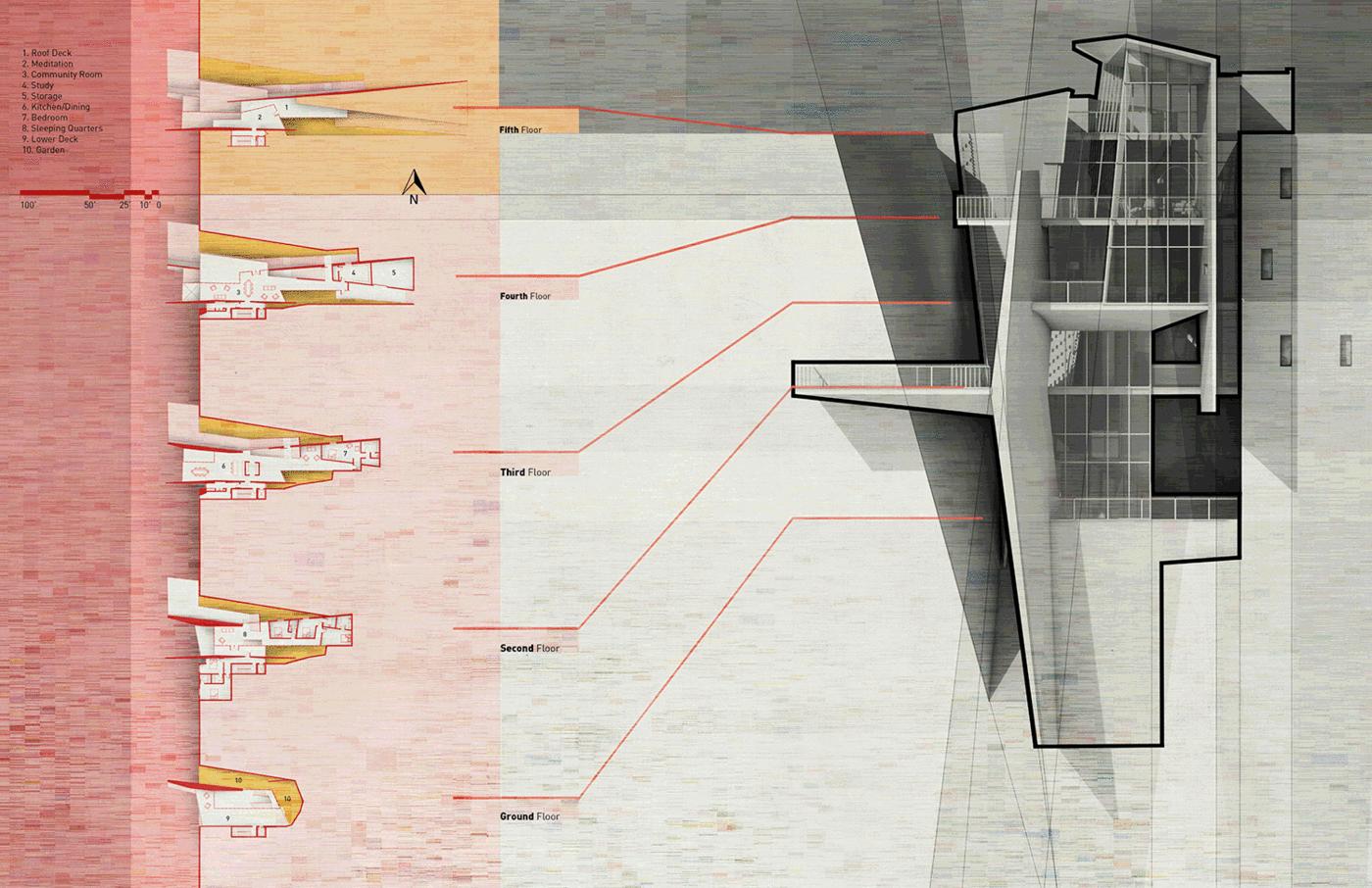 建筑表现达人AlexHogrefe的悬崖住宅