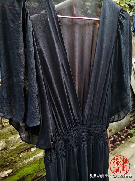 黑色桑蚕丝裙子什么时间穿,植物染裙子