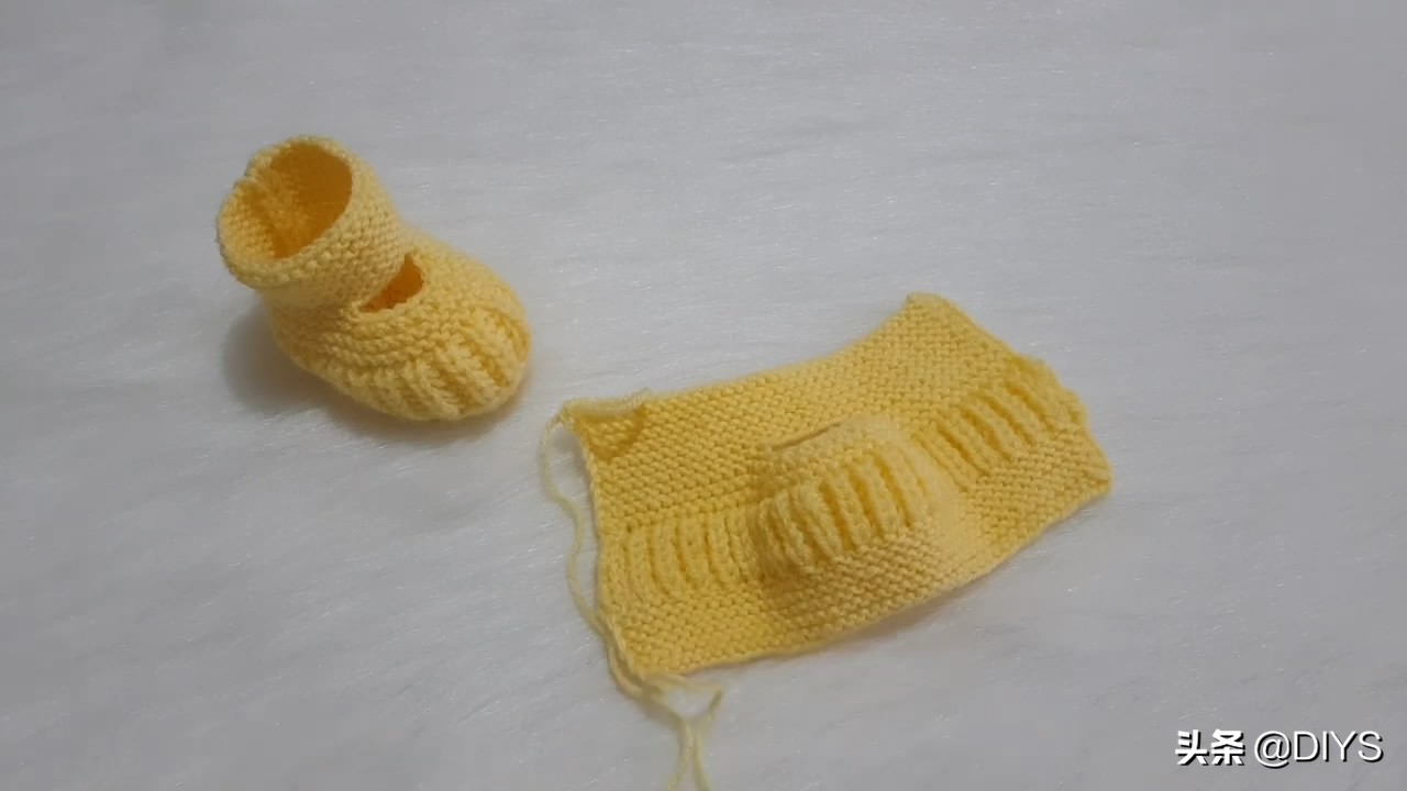 宝宝袜套编织教程,编织宝宝袜套