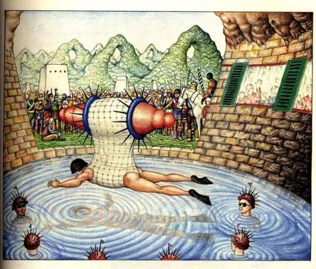 这本天马行空的百科全书有400多页，我却一个字都看不懂