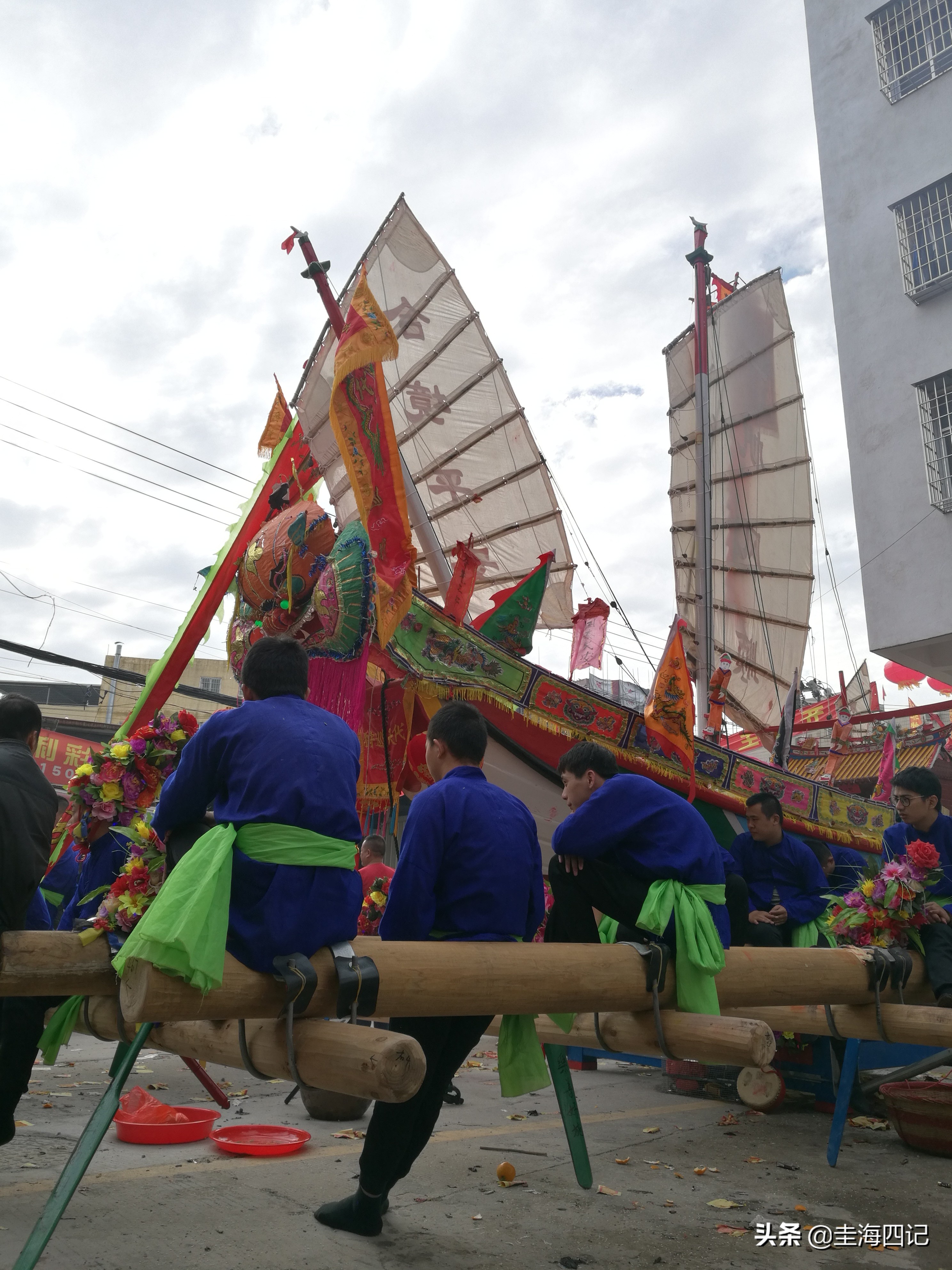 闽南送王船现场超级震撼,送王船闽南特色