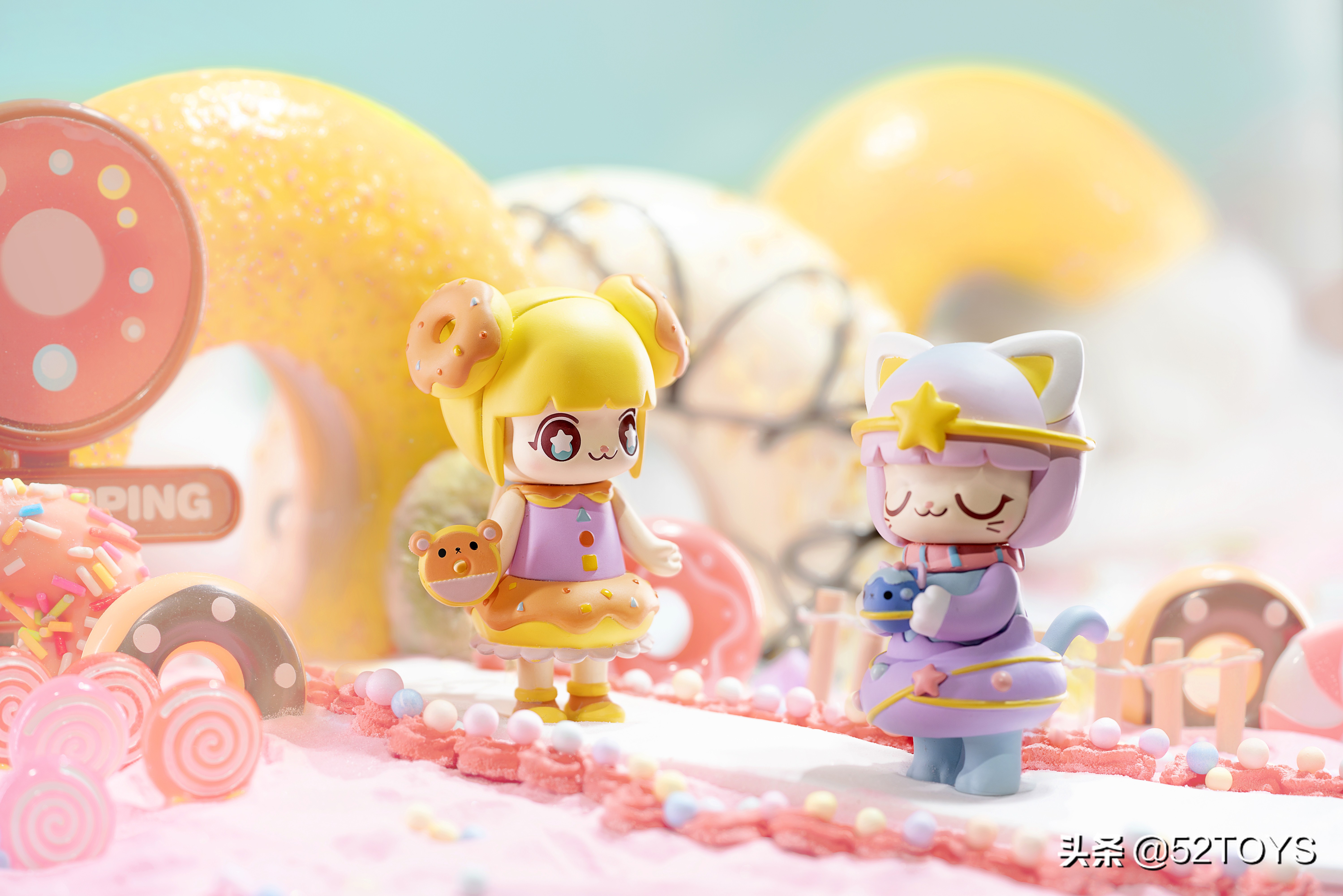 52toyskimmy盲盒甜品派对系列,52toys甜品派对手感