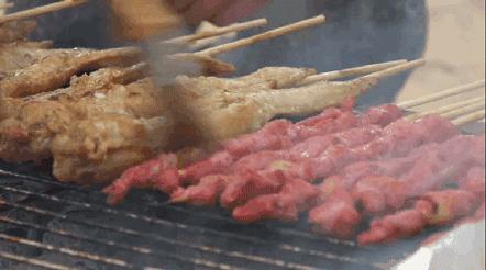 当烧烤遇到西红柿,当烧烤遇到夕阳