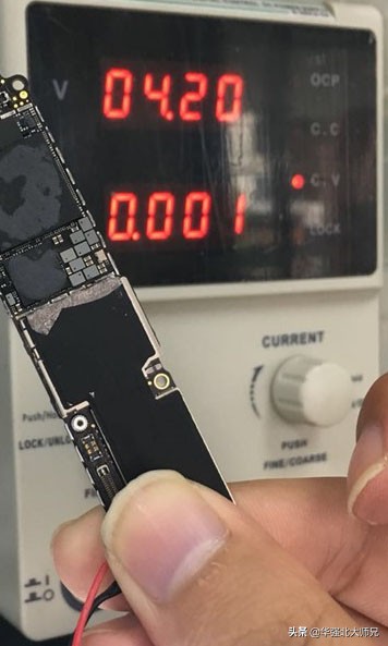 iphone8重摔之后小电流不开机,苹果8p重摔短路不开机