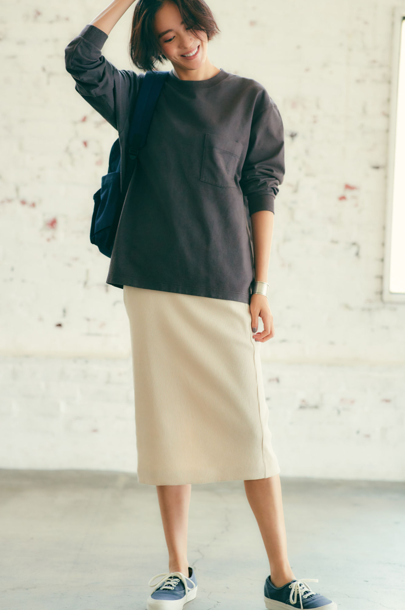 秋冬穿搭给人高级感的颜色搭配,针织罗纹套装怎么搭配