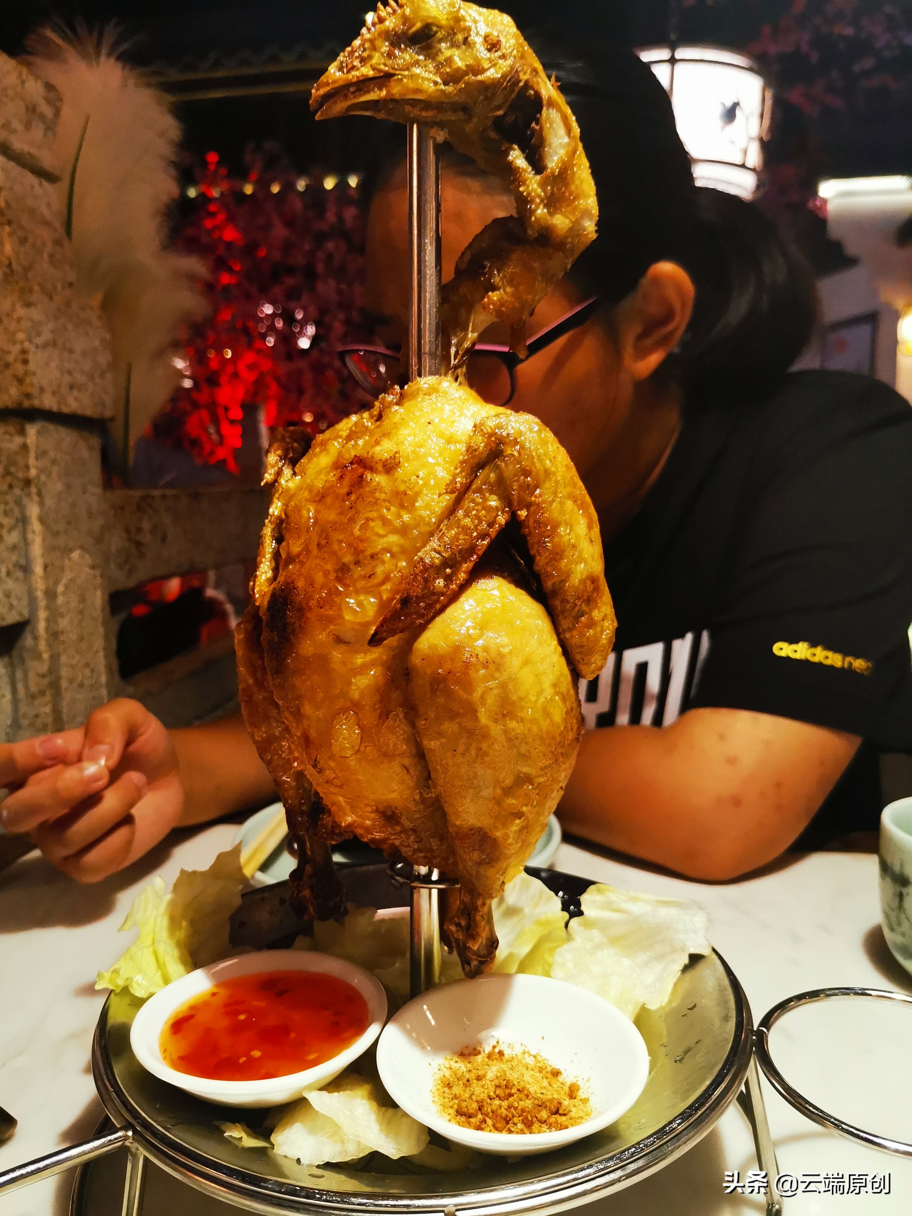 黯然销魂鸡,酒香钢管鸡