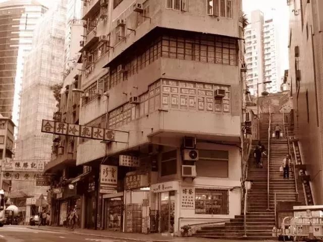 港片电影里的老街,香港的市井生活老电影