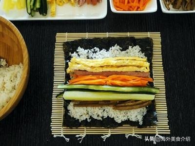 韩式原味紫菜包饭,直播韩式紫菜包饭