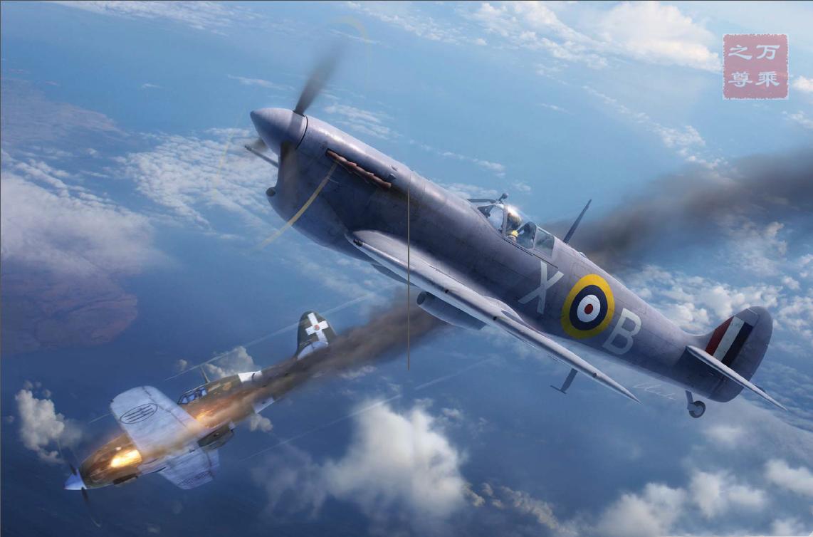 闪电战机vs野猫战机,喷火式战斗机与bf109战斗机
