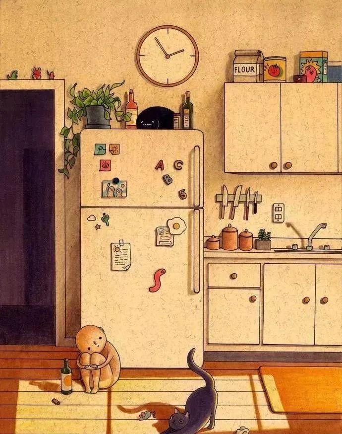 插画师孤独,插画孤独作品