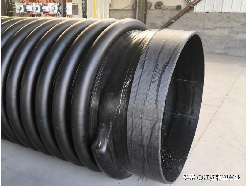 hdpe克拉管和hdpe缠绕管外观区别,hdpe缠绕增强管b型克拉管厂家直供