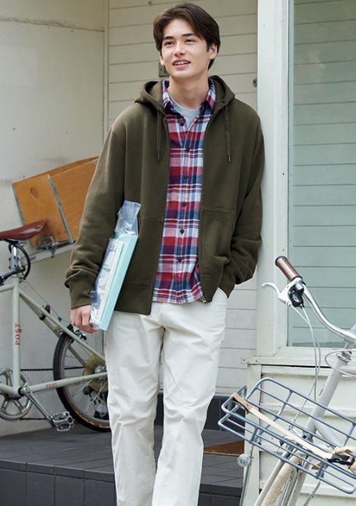 优衣库inesde联名款格子衬衫男,优衣库白衬衣怎么穿出高级感