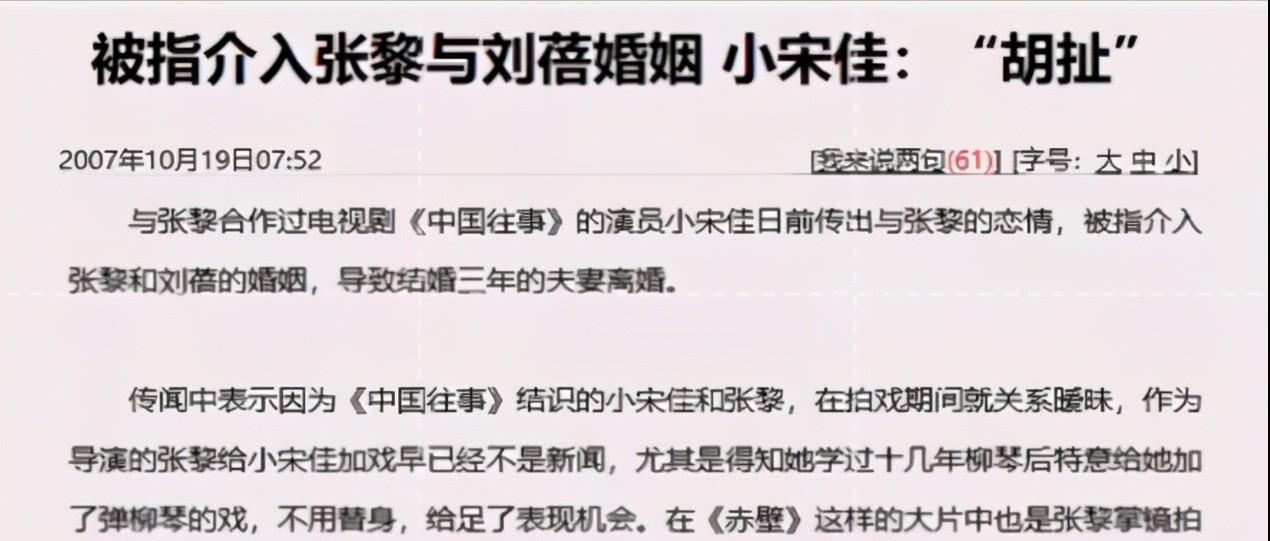 宋佳的情感经历,谜一样的小宋佳情史