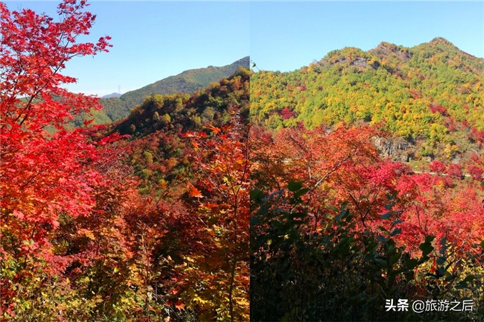 秋天忘不掉的龙道沟，还有辽东小桂林，有山有水有枫林