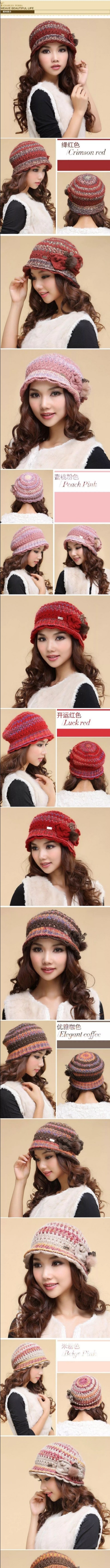 夏凉帽100款的钩织法钩花休闲款,钩针春款镂空花帽子教程下集