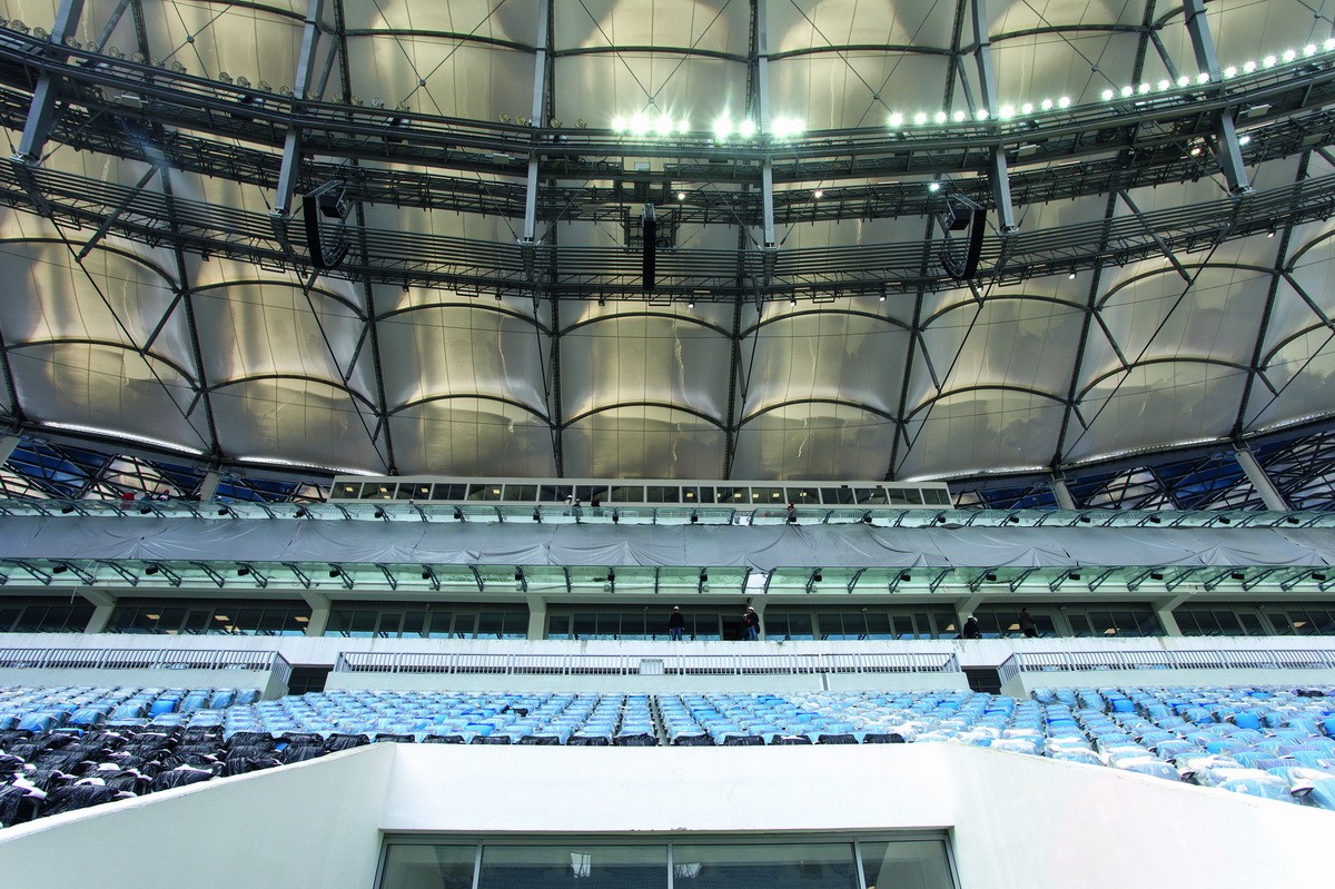 坐落于伏尔加河畔的璀璨钻石——俄罗斯足球体育馆Volgograd