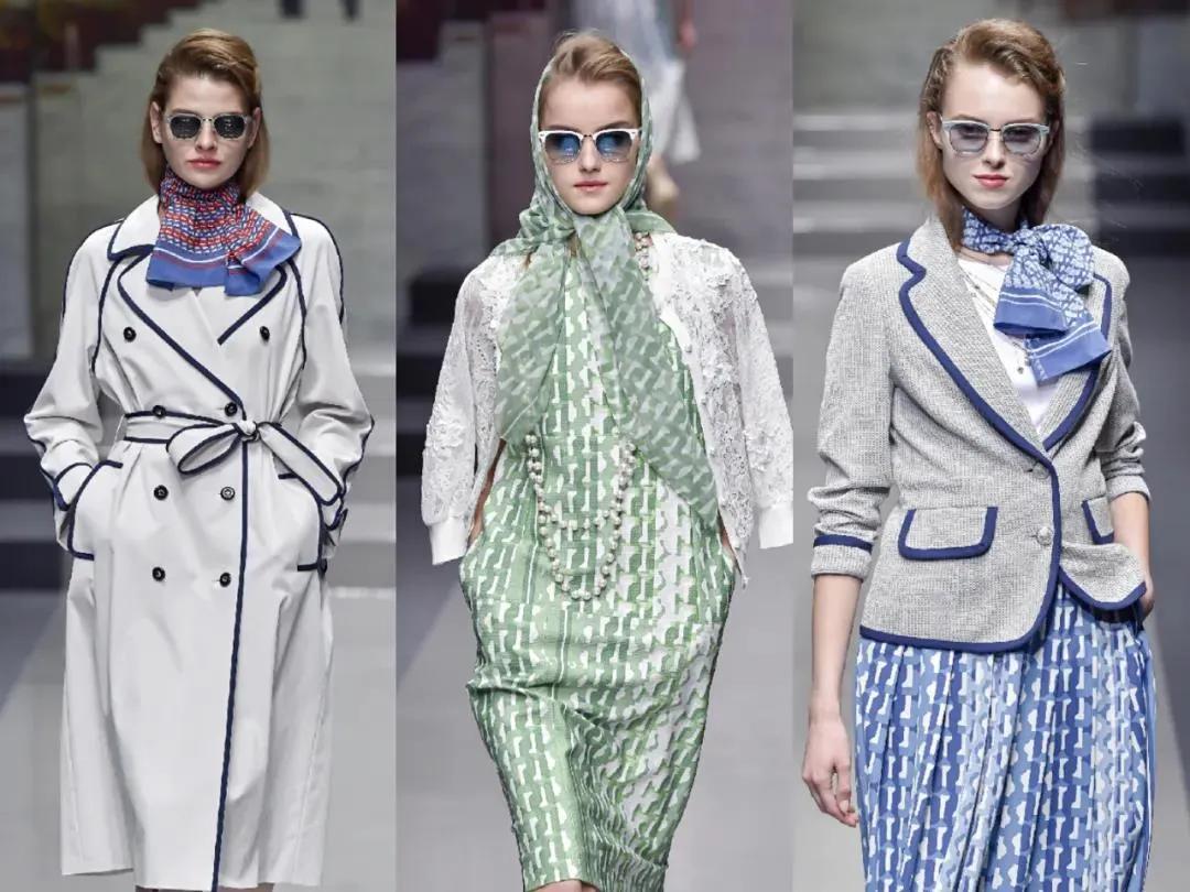 桑蚕丝丝巾春季怎样搭配衣服,春季长丝巾的系法简单又漂亮