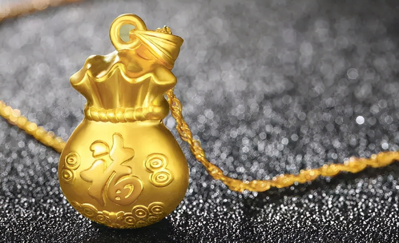 黄金十字架吊坠寓意是什么,一面福字一面是佛黄金吊坠寓意