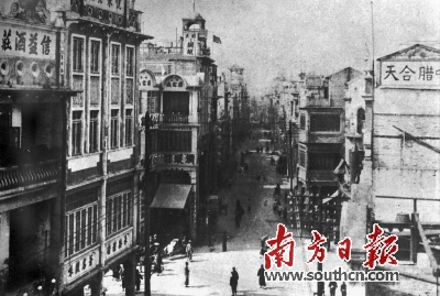 上下九步行街字画,上下九步行街怎么画