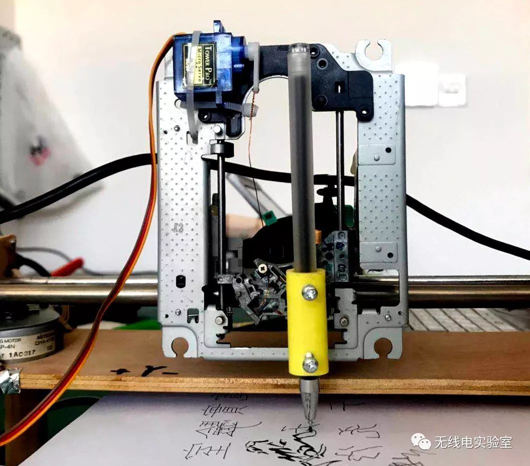 如何自制自动写字机,牛人自制写字机