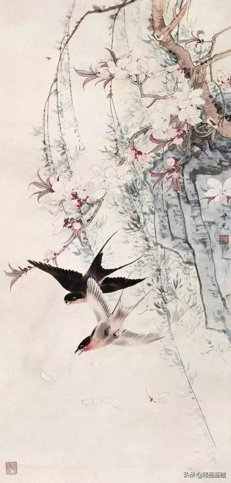 工笔大师田世光,工笔画大师田世光画孔雀好美