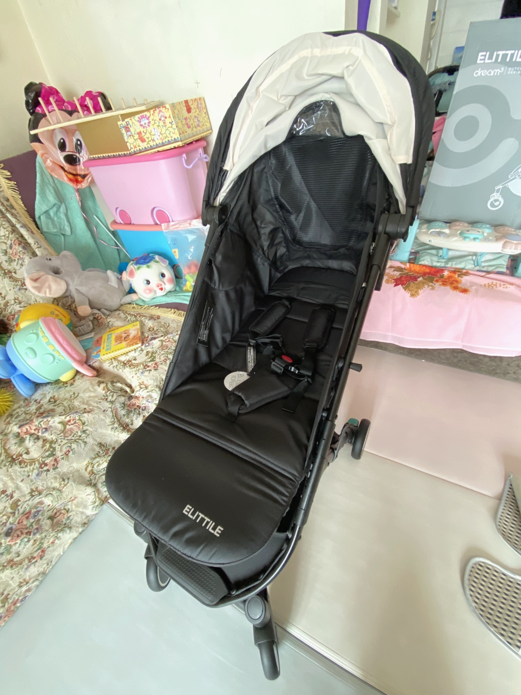 elittile婴儿推车可坐可躺轻便折叠,逸乐途elittile婴儿推车全系列测评