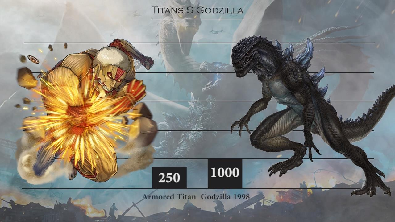 进击的巨人单挑哥斯拉,进击的巨人挑战哥斯拉谁能赢