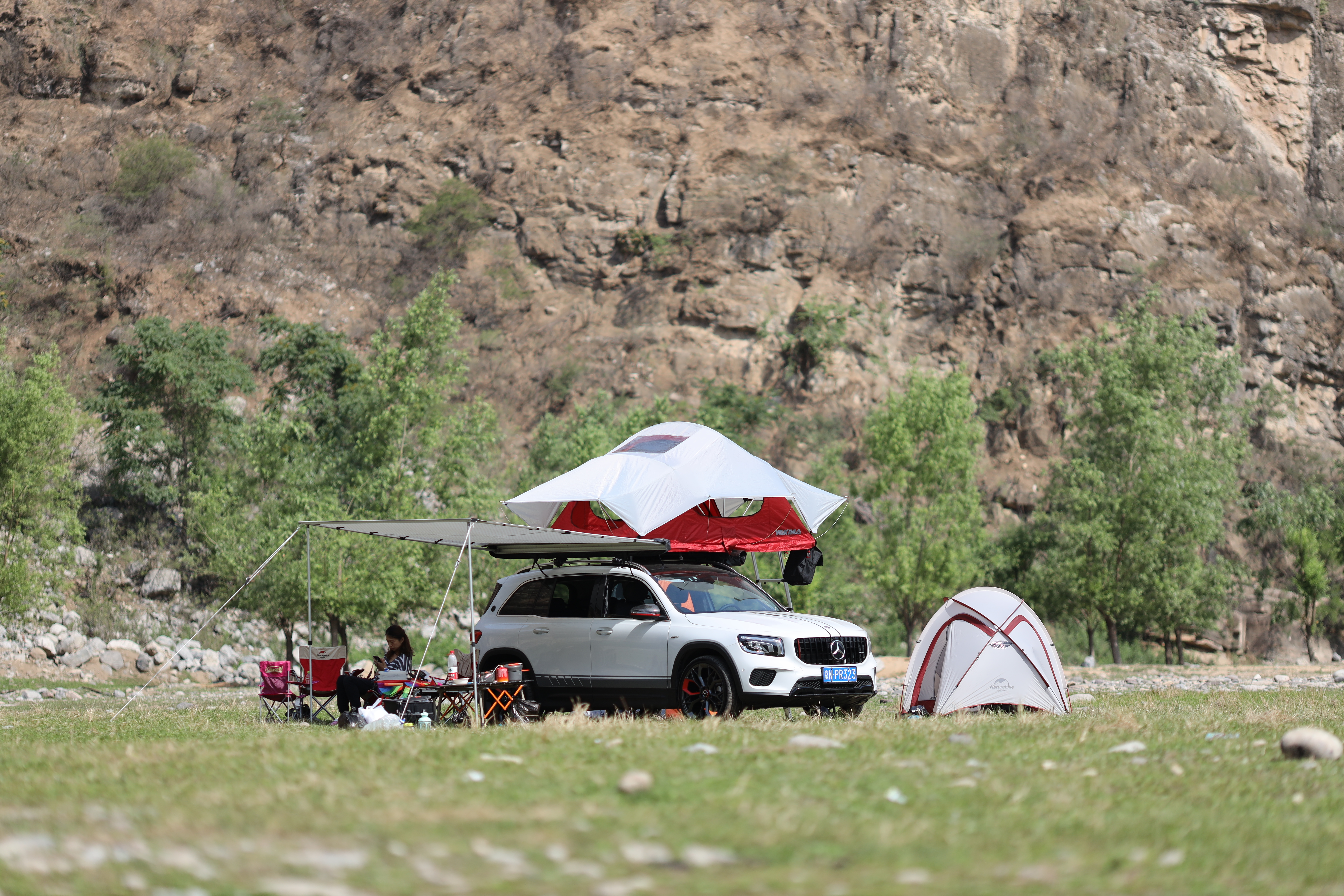 glb旅行改装,奔驰glb露营