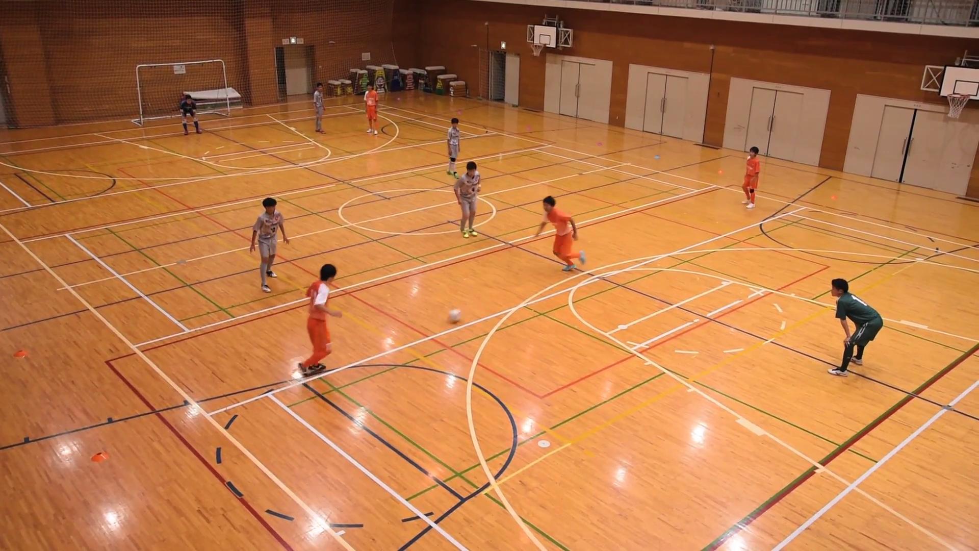 足球3人传球教学视频,五人制足球基本战术教学