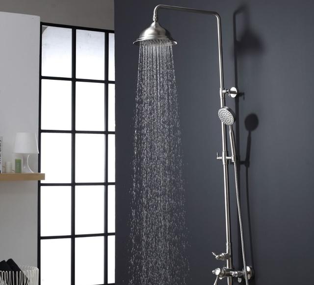 花洒挂壁式和明装式区别,内嵌式卫生间顶喷花洒有必要装吗