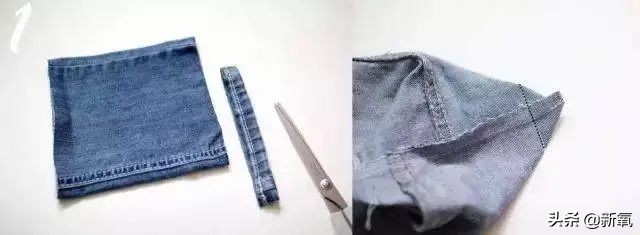 0元改造废旧牛仔裤,旧牛仔裤改造多功能收纳篮的教程