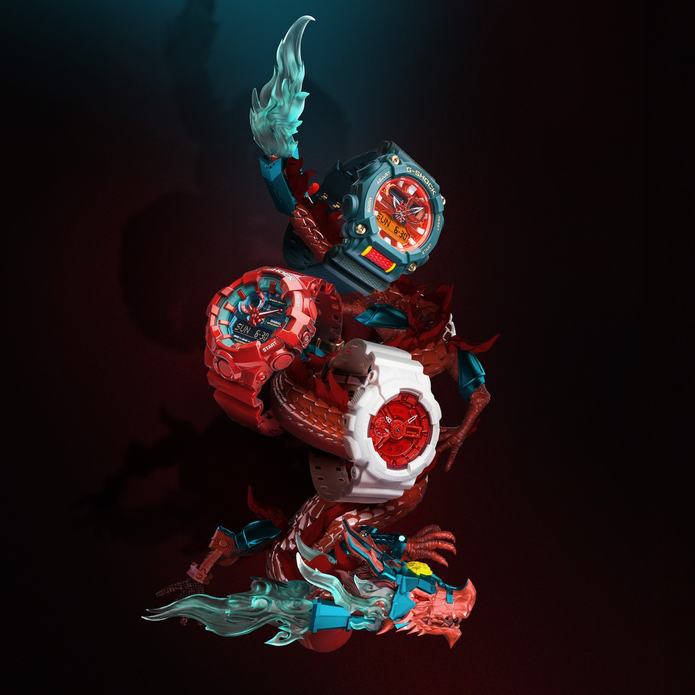 王一博青龙同款表多少钱,王一博中华龙海报