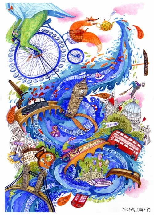 彩蛋绘画简单图案民族风,清新的民族风格