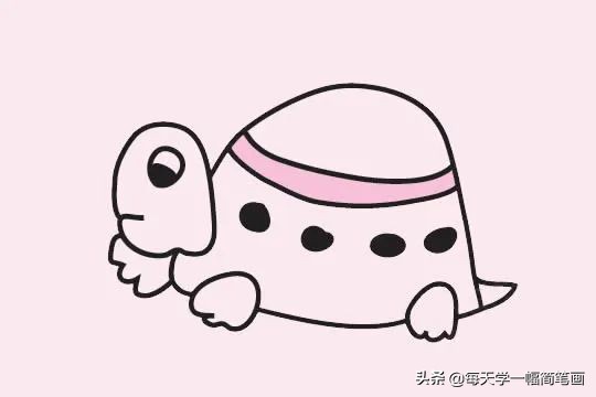 小乌龟简笔画的各种画法,如何画乌龟的简笔画教程