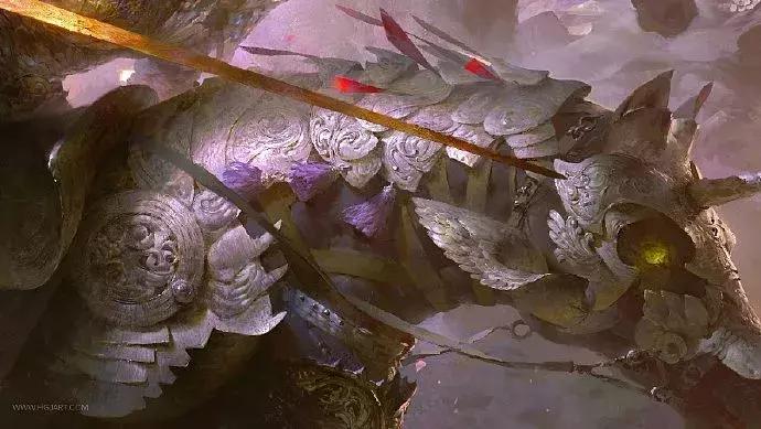 他的手绘原画太牛了,笔下美*欲人**欲飘仙,色调与笔感美煞无数网友