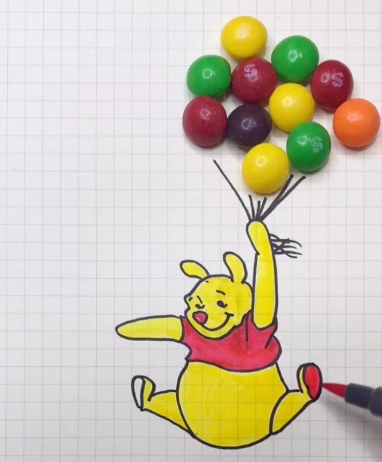 【一学就会】教你画,可爱的小熊维尼~