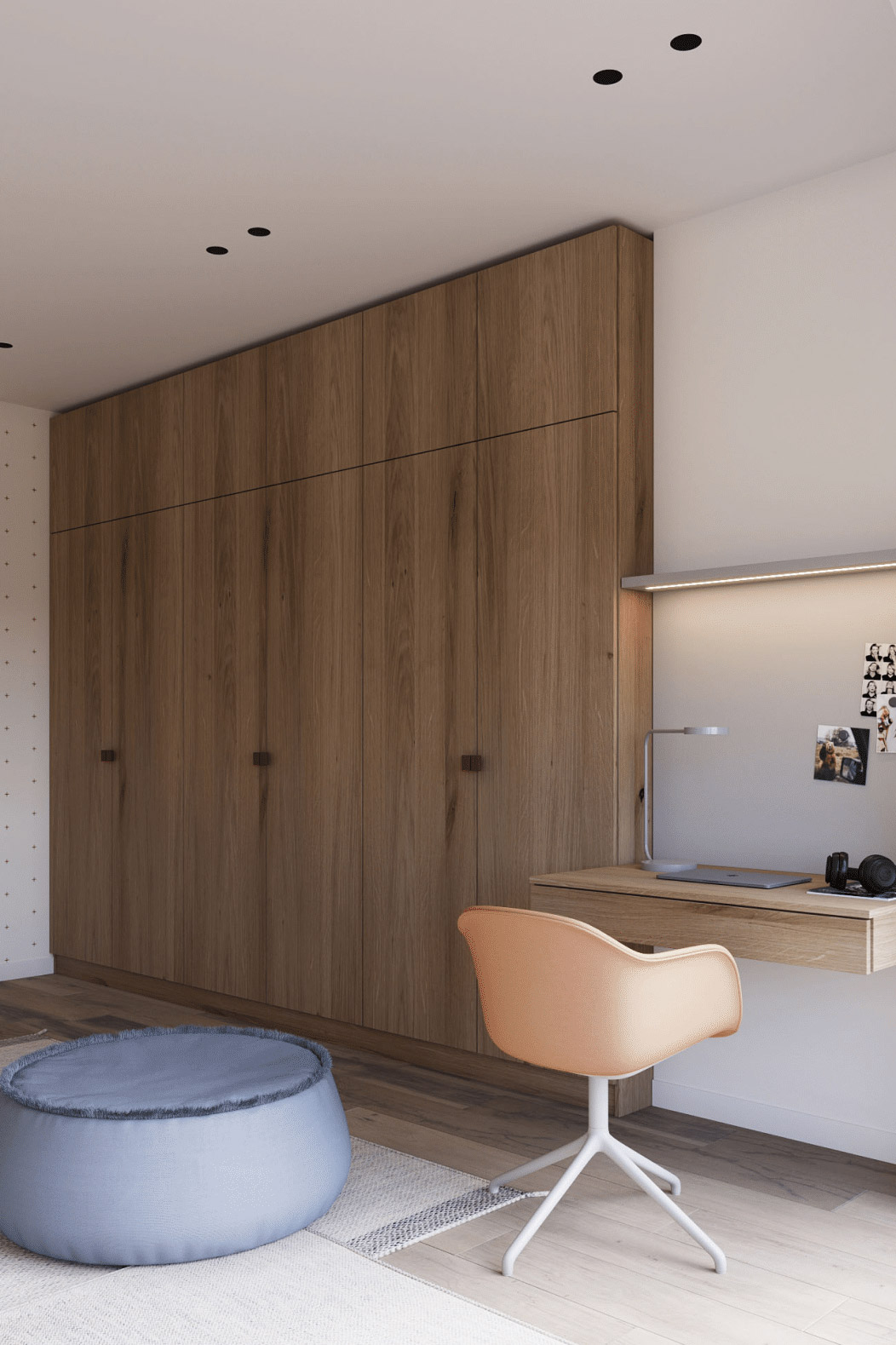 和平区侘寂风装修,极简主义的现代住宅设计