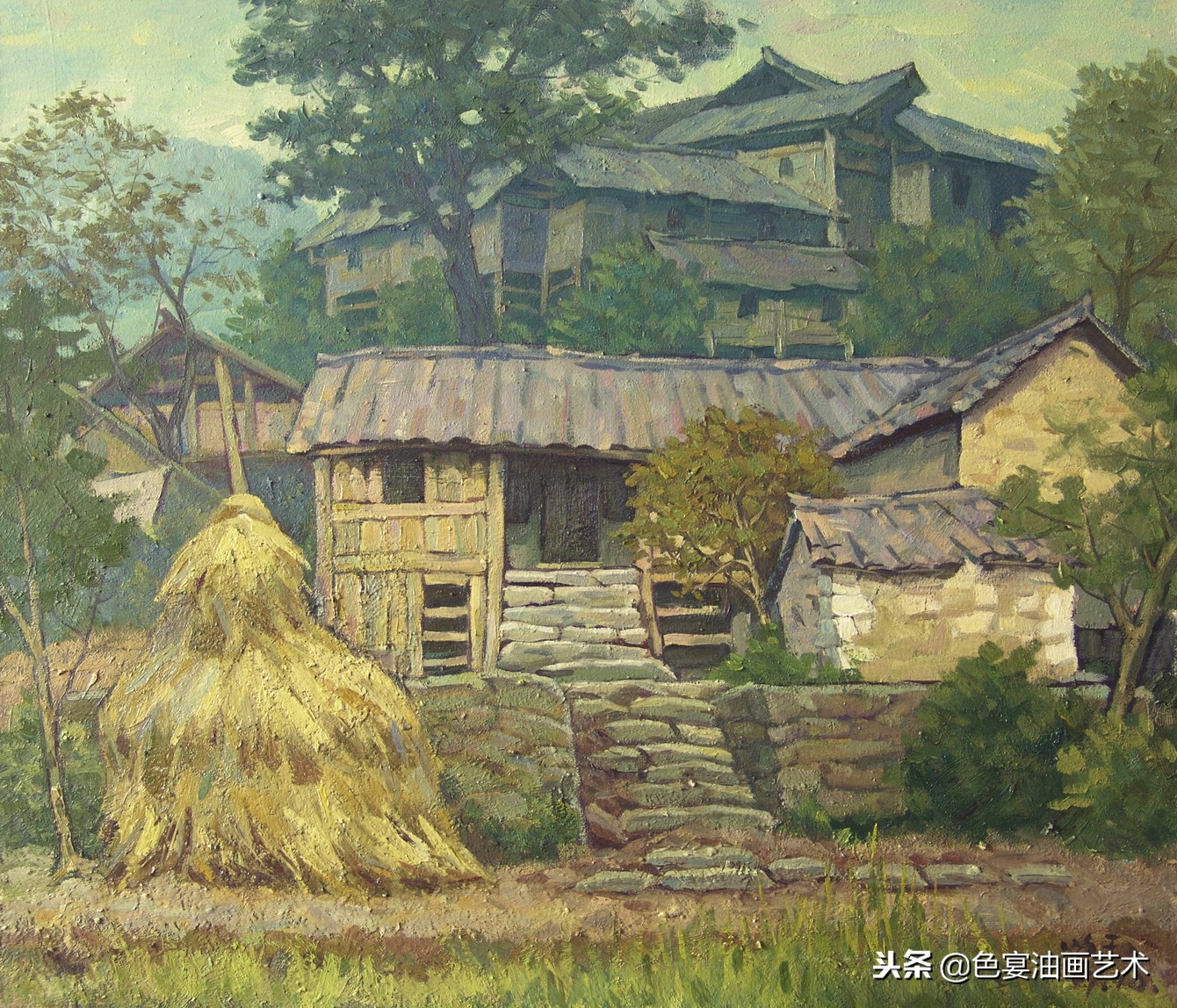 俄罗斯油画大师风景油画教程视频,油画大师油画风景创作教学视频