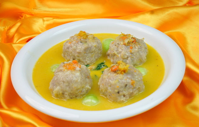 正宗鲜香蟹粉,非遗美食蟹粉狮子头