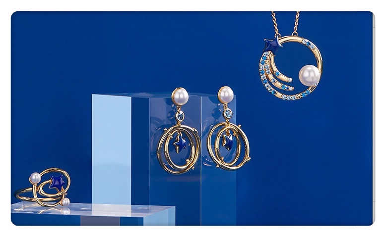 刘诗诗同款福禄耳环,刘诗诗多层杏叶耳环